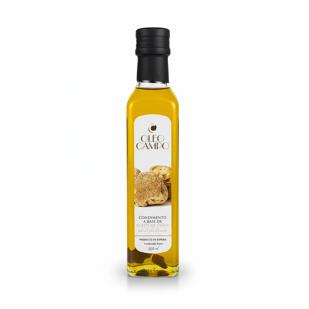 ACEITE DE OLIVA EXTRA VIRGEN OLEOCAMPO TRUFA BLANCA MARASCA 250 ML
