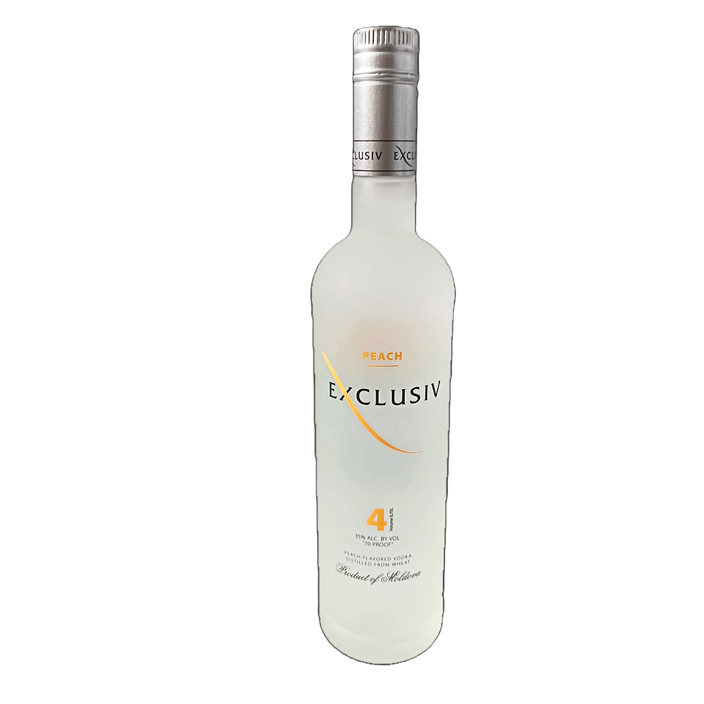 VODKA EXCLUSIV 4 PEACH 35% 0.75