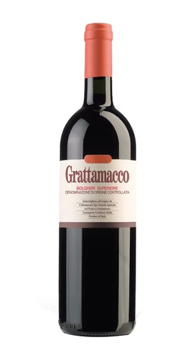 [1682] VINO GRATTAMACCO ROSSO BOLGHERI DOC 2020 750 ML