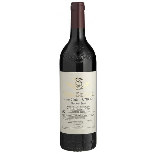 [1700] VINO VEGA SICILIA UNICO 2002 750 ML