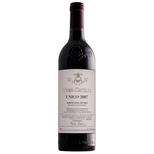 [1705] VINO VEGA SICILIA UNICO 2007 750 ML