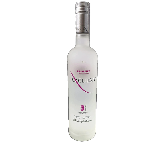 [3238] VODKA EXCLUSIV 3 RASPBERRY 37% 0.75