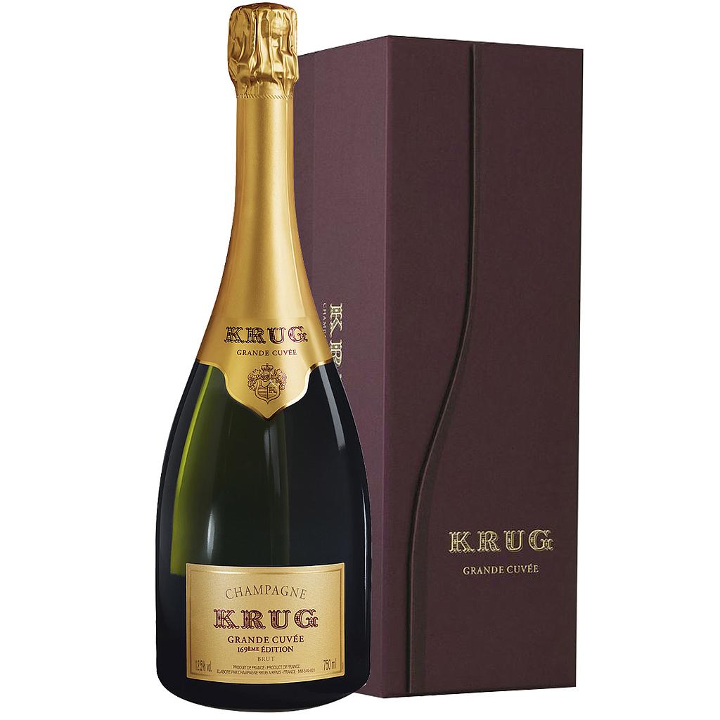 CHAMPAGNE KRUG GRANDE CUVEE CON ESTUCHE 750 ML