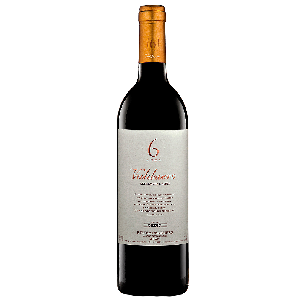 VINO VALDUERO RESERVA PREMIUM 6 AÑOS 750 ML