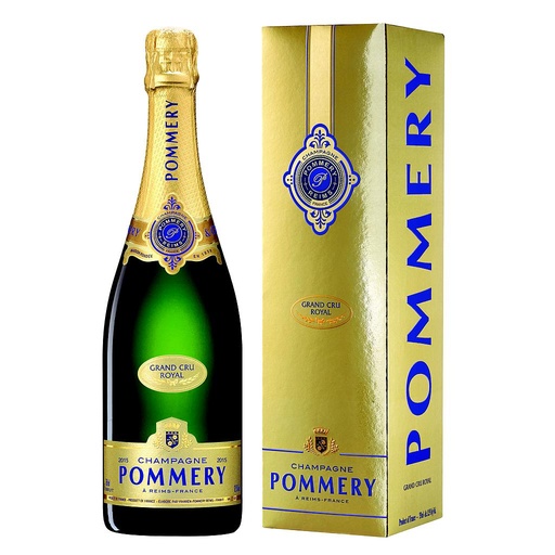 [2593] CHAMPAGNE POMMERY GRAND CRU 2015 CON ESTUCHE 750 ML