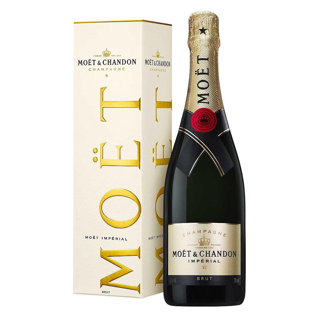 CHAMPAGNE MOET CHANDON BRUT IMPERIAL CON ESTUCHE 750 ML