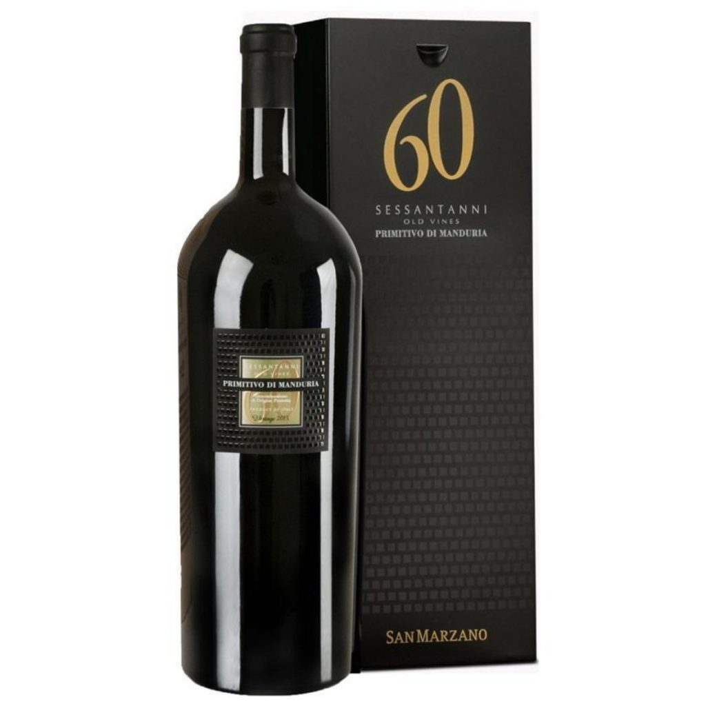 VINO SAN MARZANO SESSANTANNI PRIMITIVO MANDURIA 2019 3000 ML