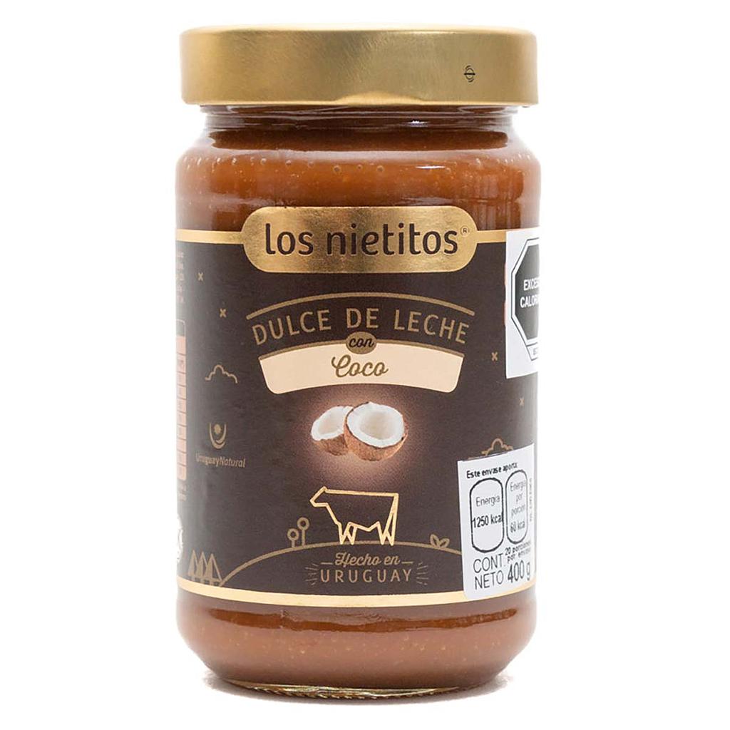 DULCE DE LECHE LOS NIETITOS CON COCO 400 GRAMOS