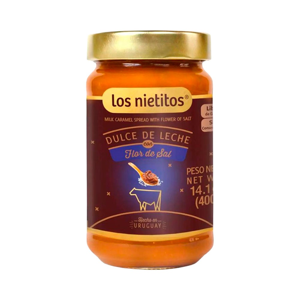 DULCE DE LECHE LOS NIETITOS FLOR DE SAL 400 GRAMOS