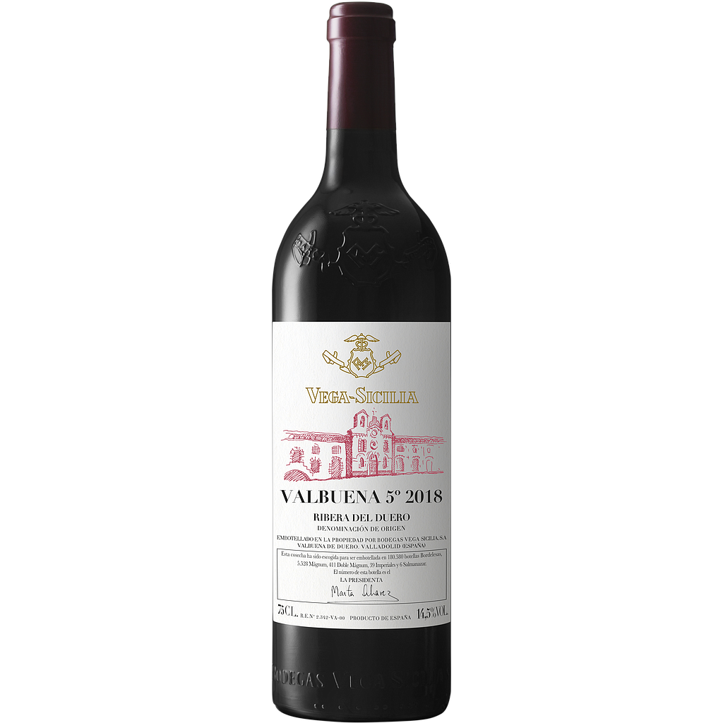 VINO VEGA SICILIA VALBUENA 2016 750 ML