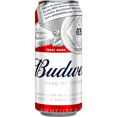 CERVEZA BUDWEISER LATA 473 ML