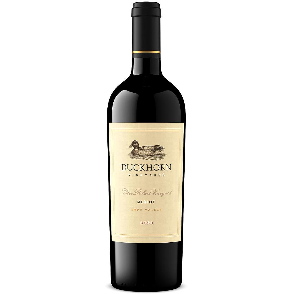 VINO DUCKHORN THREE PALMS MERLOT 2020 750 ML