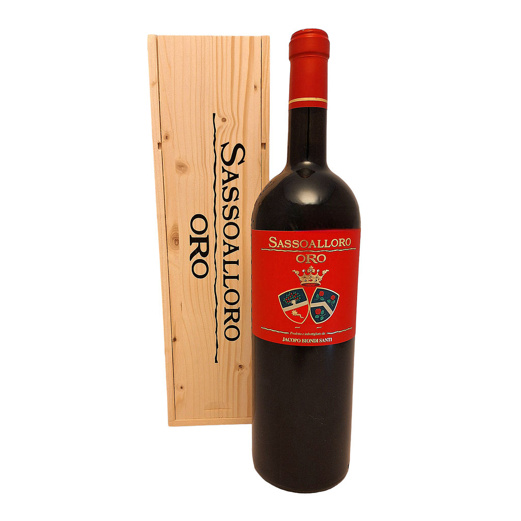 VINO JACOPO BIONDI SANTI SASSOALLORO ORO 2020 1500 ML