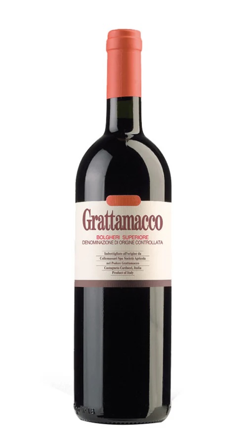 VINO GRATTAMACCO ROSSO BOLGHERI DOC 2020 750 ML