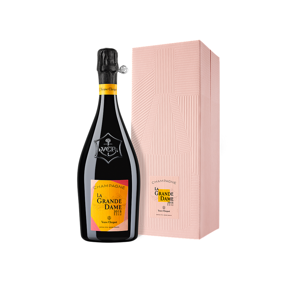 CHAMPAGNE LA GRANDE DAME BRUT ROSE 2015 EN ESTUCHE 750 ML