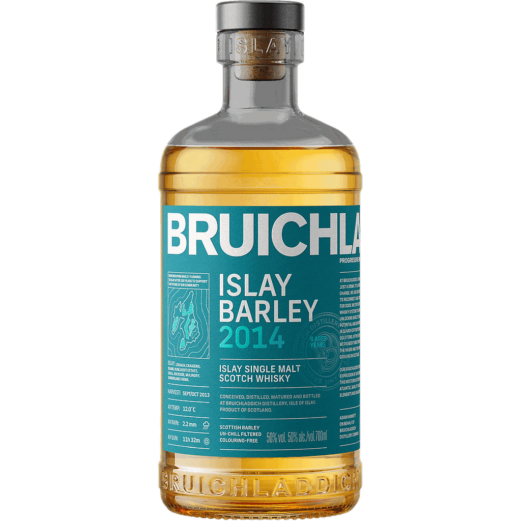 WHISKY BRUICHLADDICH ISLAY BARLEY 8 AÑOS 700 ML